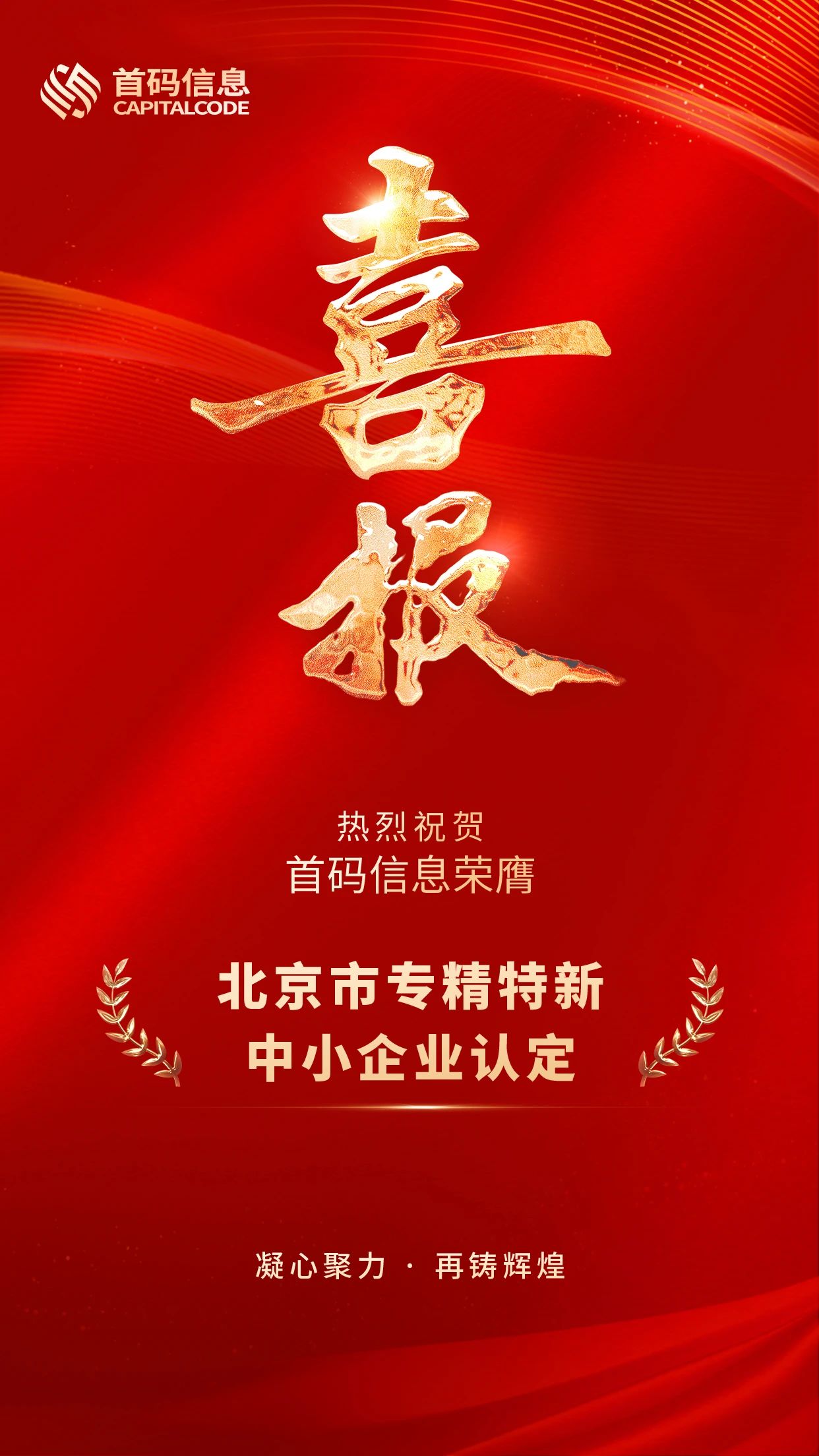 首码信息 专精特新证书